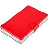 NEW MAJESTIC Custodia Book Cover Tastiera Red Universale fino a 7" Rosso CUS-177