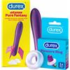 Durex Vibratore Durex Pure Fantasy Play Intense + Durex Pleasure Ring Anello fallico