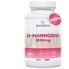 Bandini® D-Mannosio 120 Capsule 2.000 mg Puro Ad Alto Dosaggio, 100% Vegan
