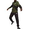 PUMA TUTA COMPLETA UOMO PUMA 675972 31 TRACKSUIT VERDE NERO ORIGINALE ZIP SPORTIVA