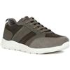 GEOX SCARPE SNEAKERS UOMO GEOX DAMIANO U35ANA 014EK PELLE GRIGIO ORIGINALE PE 2023