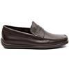 Frau Scarpe Frau uomo mocassini con traversina in pelle bottalata 14T2 legno