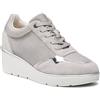 GEOX SCARPE SNEAKERS ZEPPA DONNA GEOX ILDE D25RAA 01422 PELLE GRIGIO ORIGINAL PE 2023