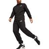 PUMA TUTA COMPLETA UOMO PUMA 670032 01 TRACKSUIT NERO BIANCO ORIGINALE ZIP SPORTIVA