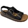 FLYFLOT SCARPE SANDALO SANDALI UOMO FLY FLOT 78 168 2C ECO PELLE NERO ORIGINALE PE 2022
