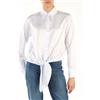 GUESS MAGLIA CAMICIA BLUSA DONNA GUESS W3RH04WF520 BIANCO ORIGINALE PE 2023