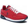 U.S. POLO ASSN SCARPE SNEAKERS UOMO US POLO ASSN NOBIL003A ECO PELLE ROSSO ORIGINALE PE 2022