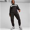 PUMA TUTA COMPLETA UOMO PUMA 675022 51 TRACKSUIT NERO BIANCO ORIGINALE ZIP SPORTIVA