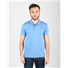 LACOSTE MAGLIA POLO T SHIRT UOMO LACOSTE DH2881 00 GQD 419012 COTONE CELESTE ORIGINAL PE