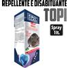 First Class Disabituante e Repellente Dissuasore Naturale per TOPI in SPRAY 1 Lt