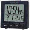 Explore Scientific Orologio Sveglia Digitale Display LCD Temperatura RDC1005BLK