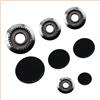 Generico Kit Bruciatori+Piattelli Smeg Ricambio 4 Fuochi per 902001 DOPPIO FORO