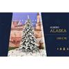 XONE Albero di NATALE Alaska INNEVATO PVC FLOCK 180 210 Cm Realistico Ombrello