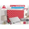 Copritestata Copri testata Letto Elasticizzata Spalliera Testiera Vari Colori V3