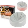 Bestway Poltrona Gonfiabile floccata cm 102x97x71 pouf Led multicolor Bestway esterno