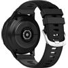 Avizar Cinturino per Galaxy Watch Active 40 mm in silicone testurizzato nero