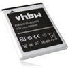 vhbw Batteria per Samsung Wave GT-S5750 GT-S5750E 723 GT-S7230E GT-S5250 1300mAh