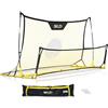 SKLZ Porta Calcio Quickster,Montaggio Rapido in 2 Minuti,Design Ultra-Durevole,243.84 x 152.4 cm,Rete Resistente,Ideale per Allenamenti Intensivi - e Verde
