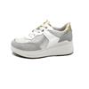 IGI&CO Igi & co scarpe da donna sneakers estive in camoscio e tela con zeppa platform