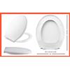 Sedile Water Copri WC Vaso Tavoletta Copriwater Universale di in Plastica