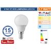V-TAC CONFEZIONE 15 LAMPADINE V-TAC VT-1819 LAMPADINA LED E14 3,7W MINIGLOBO P45 320LM