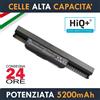 HiQ+ Batteria per Portatile Asus X53SJ-SX167 Alta Capacità