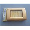 VIMAR IDEA 16753.33 PLACCA METALLO PRESSOFUSO ORO OPACO RONDO' ROTONDO 3 MODULI