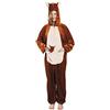 Boland- Costume Tuta Peluche Canguro per Adulti, Marrone, max 1,95 m, 88025
