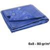 Honsdar Industry Telo occhiellato impermeabile mt 6x8 blu 80 gr/m² - roulotte e...