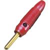 BKL ELECTRONIC Spina a banana, colore rosso