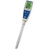 TFA Dostmann PH Check G 31.3002.06 - Misuratore di pH con elettrodo in vetro fisso, IP65, resistente agli schizzi, calibrazione da 1 a 3 punti, digitale, blu