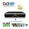 DIGITALE TERRESTRE DECODER TV SCART HDMI USB H265 DVB-T3 CON TELECOMANDO
