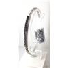 Sovrani Bracciale Uomo Sovrani J9321In Argento Con Piastra Centrale Con Cristalli Neri