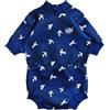 Splash About Happy Nappy Muta con pannolino da bagno, White Birds, 12-24 Mesi