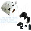 BELLIVESTORE 20 ROTOLI Etichette adesive compatibile per Brother DK-11209 29mmX62mm SUPPORTO