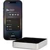 Eve Play - Interfaccia di streaming audio per AirPlay, Compensazione di latenze, Potente convertitore digitale-analogico, Tre uscite audio, Apple Home, Ethernet, Wi-Fi 2,4/5 GHz, Installazione facile