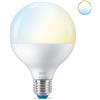 Philips Smart LED WiZ Lampadina riflettore e globo LED G95 luce bianca regolabile E27 WiFi