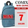 COMIX MINI ZAINO MONOCOLORE 30X20X10 SPORT E TEMPO LIBERO