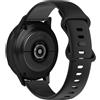 Avizar Cinturino per Galaxy Watch Active 2 40 mm in silicone flessibile nero