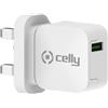 celly Caricabatterie per Dispositivi Mobili Bianco Interno celly TCUSBTURBOUK