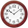 LOWELL Justaminute wall/table clock Parete Quartz clock Cerchio Legno LOWELL 21034N