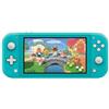 Nintendo Switch Lite + Animal Crossing New Horizons Game + 3 Months Nso Voucher Blu PAL / EU Plug