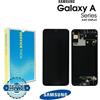 Samsung DISPLAY LCD TOUCH SCREEN FRAME SAMSUNG A30S A307 GH82-21190A ORIGINALE NERO