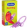Durex Play Little Devil, Sex Toy di Coppia, Anello Vibrante per Pene e Clitoride in Materiale Elastico, Piccolo e Discreto con Batterie Incluse