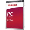 Toshiba L200 Hdwl110uzsva 2.5´´ 1tb Hard Disk Drive Trasparente 2.5´´