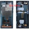 SAMSUNG FRAME CHASSIS CENTRALE per DISPLAY SAMSUNG GALAXY S22 ULTRA SM-S908B TELAIO NERO