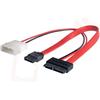 Aglow.it CAVO MINI SATA 7+6 PIN PER UNITA OTTICHE SLIM HD MICRO HARD DISK CD DVD RW