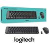 Logitech Kit Tastiera + Mouse Wireless Slim Logitech MK220 USB QWERTY Italiano 920-003721