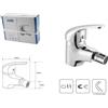 miscelatore per bidet cromato ottone modello bari