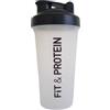 Gerlinéa Fit & Protein Shaker per bevande proteiche, 600 ml, senza BPA, trasparente, 222422